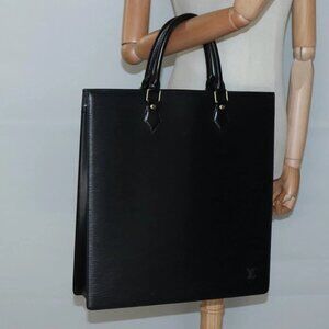 LOUIS VUITTON Epi Sac Plat Hand Bag Black M59082 LV Auth 134789